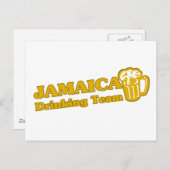 Jamaica Drink team Briefkaart (Voorkant / Achterkant)