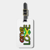 Jamaica één liefde bagagelabel (Voorkant verticaal)
