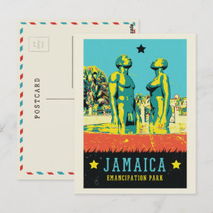 Jamaica, Emancipation Park, Caribische Briefkaart