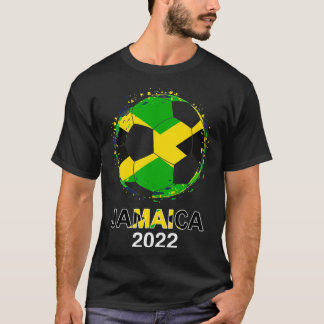 Jamaica Flag 2022 Supporter Jamaicaans voetbalteam T-shirt