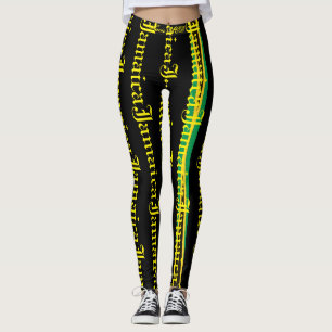 JAMAICA FLAG BLACK LEGGINGS HAVIC ACD