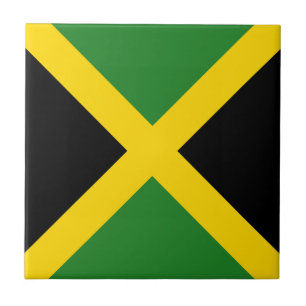 Jamaica Flag Ceramic Tile Tegeltje