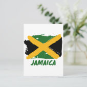 Jamaica Flag Design Briefkaart (Staand voorkant)