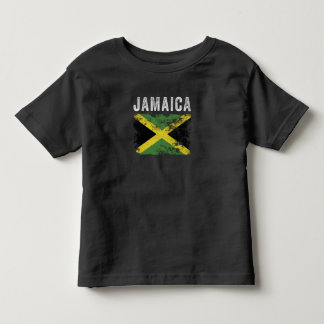 Jamaica Flag Distressed - Jamaican Flag Kinder Shirts