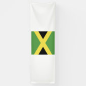 Jamaica Flag Emblem Spandoek (Verticaal)