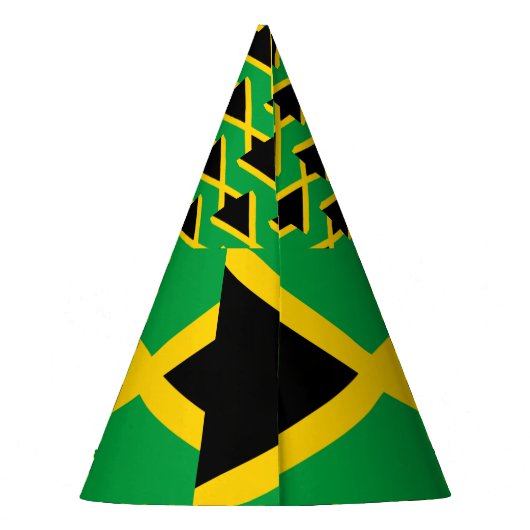 Jamaica Flag Feesthoedjes (Achterkant)