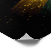 Jamaica Flag Fireworks Poster (Hoek)