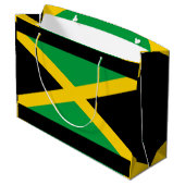 Jamaica Flag Gift Bag Groot Cadeauzakje (Achterkant Gekanteld)