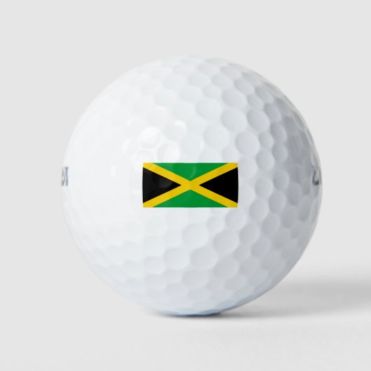 Jamaica Flag Golfballen (Voorkant)