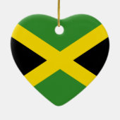 Jamaica Flag Heart Ornament (Achterkant)