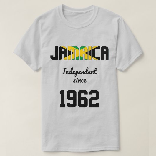 Jamaica Flag Independence Celebration T-shirt (Design voorkant)