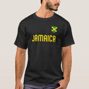 Jamaica Flag Jamaicaanse Athletic Throwback S T-shirt