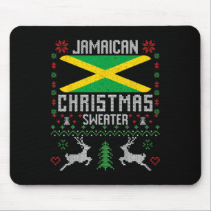 Jamaica Flag Jamaicaanse Kersttrui Muismat