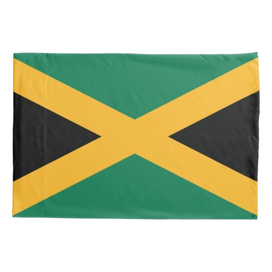 Jamaica Flag Kussensloop (Achterkant)