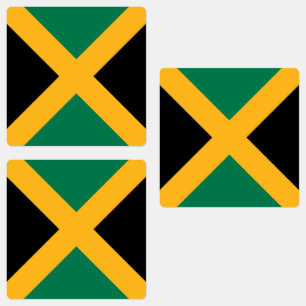 Jamaica Flag Labels
