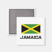 Jamaica Flag Magneet (Voorkant / Achterkant)