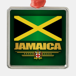 Jamaica Flag Metalen Ornament