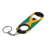 Jamaica Flag Mini Flessenopener (Voorkant Gekanteld)