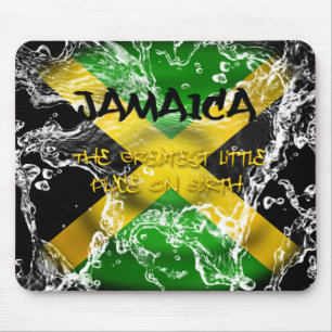 Jamaica Flag Mousepad, met water gestort Muismat