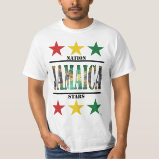 Jamaica Flag Nation Stars RYG Edition T-shirt