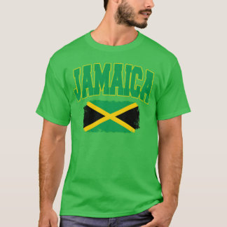 Jamaica Flag National Country Caribbean Vacation f T-shirt