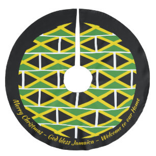 JAMAICA FLAG Patriotic Personalize Jouw tekst Kerstboom Rok