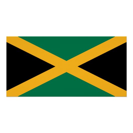 Jamaica Flag Perfect Poster (Voorkant)