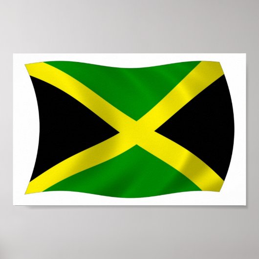 Jamaica Flag Poster Print (Voorkant)