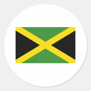 Jamaica Flag Producten Ronde Sticker