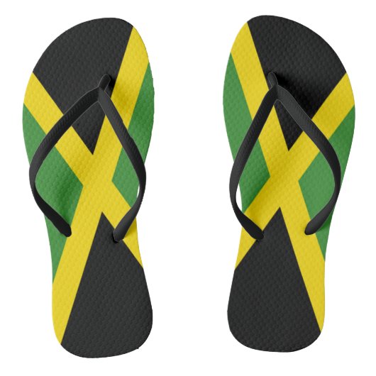 Jamaica Flag - Proud Jamaicans - Flip Flops (Voetbed)