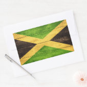 Jamaica Flag - Proud Jamaicans - Rasta Sticker (Enveloppe)