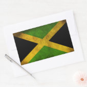 Jamaica Flag - Proud Jamaicans - Rasta Sticker (Enveloppe)
