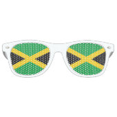 Jamaica Flag Retro Zonnebril (Voorkant)