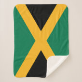Jamaica Flag Sherpa Deken (Voorkant)