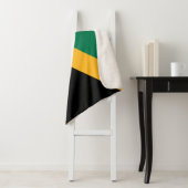 Jamaica Flag Sherpa Deken (In situ)