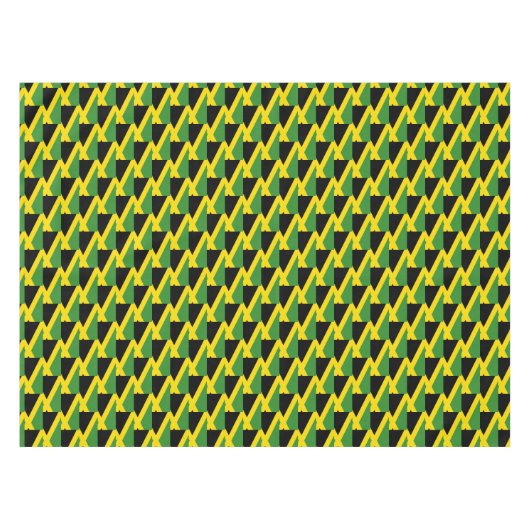 Jamaica Flag Tafelkleed (Voorkant (Horizontaal))