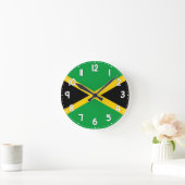 Jamaica Flag Wall Clock - flag of jamaica Ronde Klok (Huis)