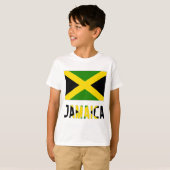 Jamaica Flag & Word T-shirt (Voorkant volledig)