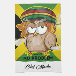 Jamaica Funny Rasta Rookuil  Theedoek