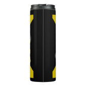 Jamaica Geen probleem met Grappig Roken Rasta Uil Thermosbeker (Achterkant)