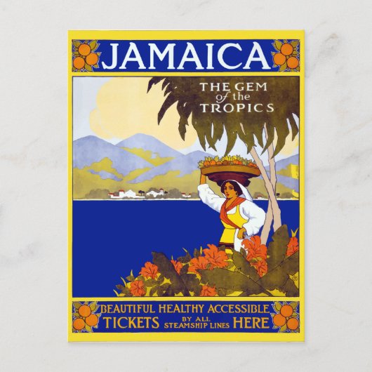  Jamaica Gem van de troepenreis Briefkaart (Voorkant)