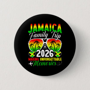 Jamaica Gezinsreis 2026 Herinneringen Maken Jamaic Ronde Button 5,7 Cm