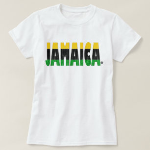 Jamaica Gold Black Green Stripes Jamaica T-Shirt