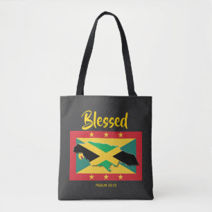 JAMAICA GRENADA FLAG   Dubbel erfgoed   BLESSEN Draagtas