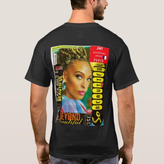 JAMAICA HAUL & PULL UP Basic Dark T-Shirt (Dos)