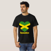 Jamaica Heart Flag T-Shirt (Voorkant volledig)