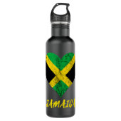 Jamaica Heart Jamaican Roots Jamaica Trip Jamaican Waterfles (Voorkant)