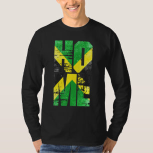 Jamaica Home Rastafarian Reggae Jamaican F T-shirt