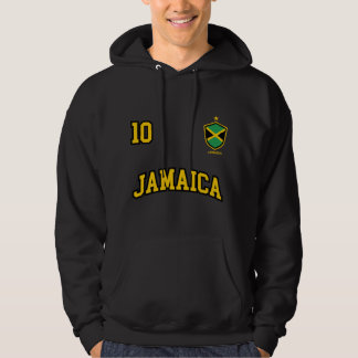 Jamaica Hoodie Nummer 10 Soccer Team Sports Jamaic