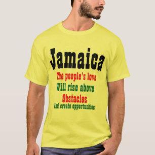 Jamaica houdt van slogan t-shirts